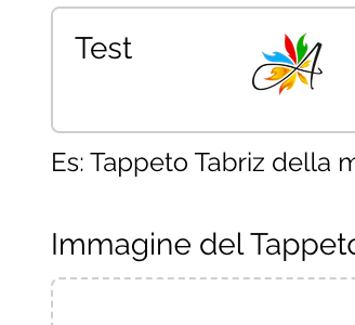 Azerbaijan Tappeti Milano Uno screenshot dell'app Tappeto su iPhone.